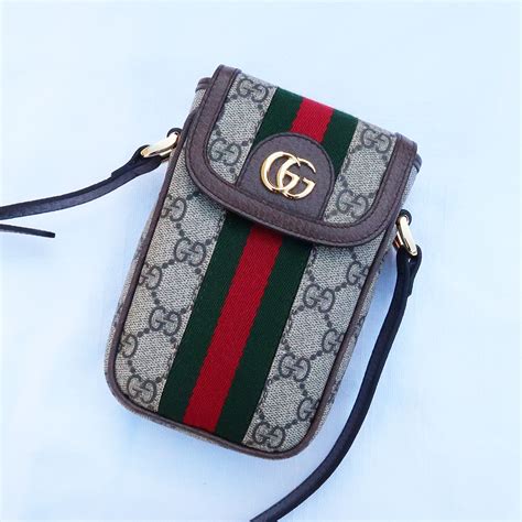 gucci crossbody phone holder|real Gucci phone case.